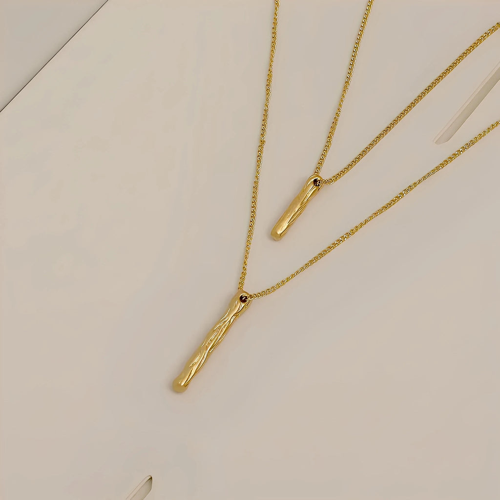 HYACINTH dobbeltlags nostalgisk kæde halskæde til kvinder