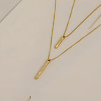 HYACINTH dobbeltlags nostalgisk kæde halskæde til kvinder