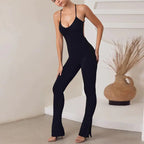 High Elastic Adjustable One-Piece Bell-Bottom Pants