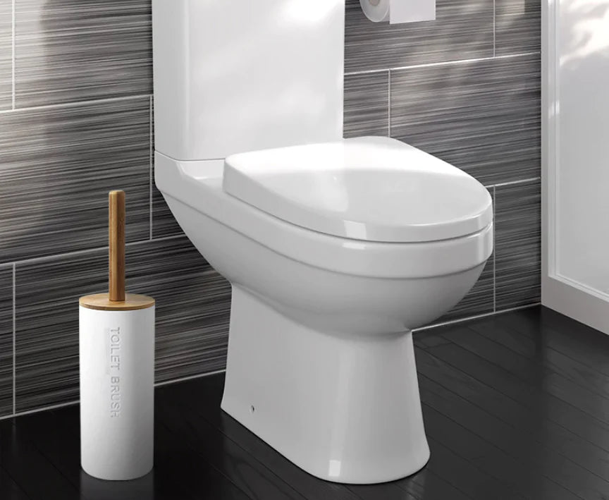 Nordic Bamboo Bathroom Accessories Set (6 Pieces)