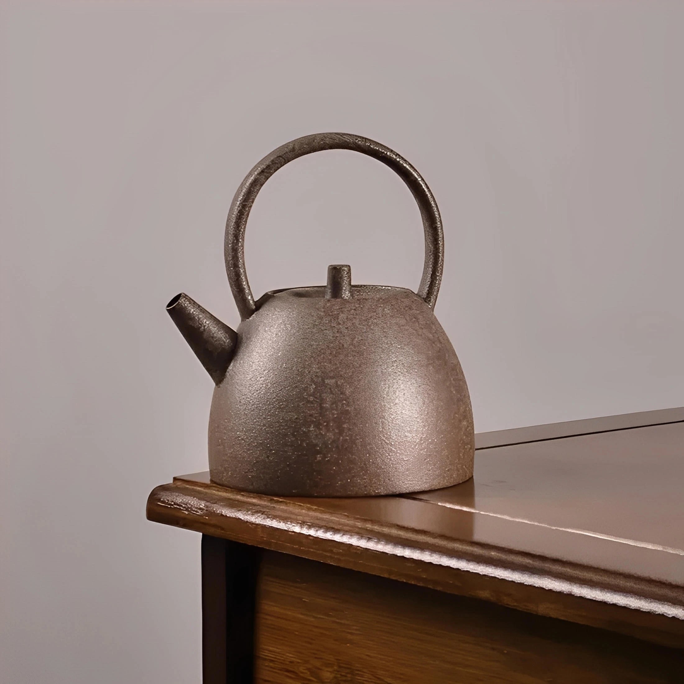 Japansk te-sæt med keramisk tekande