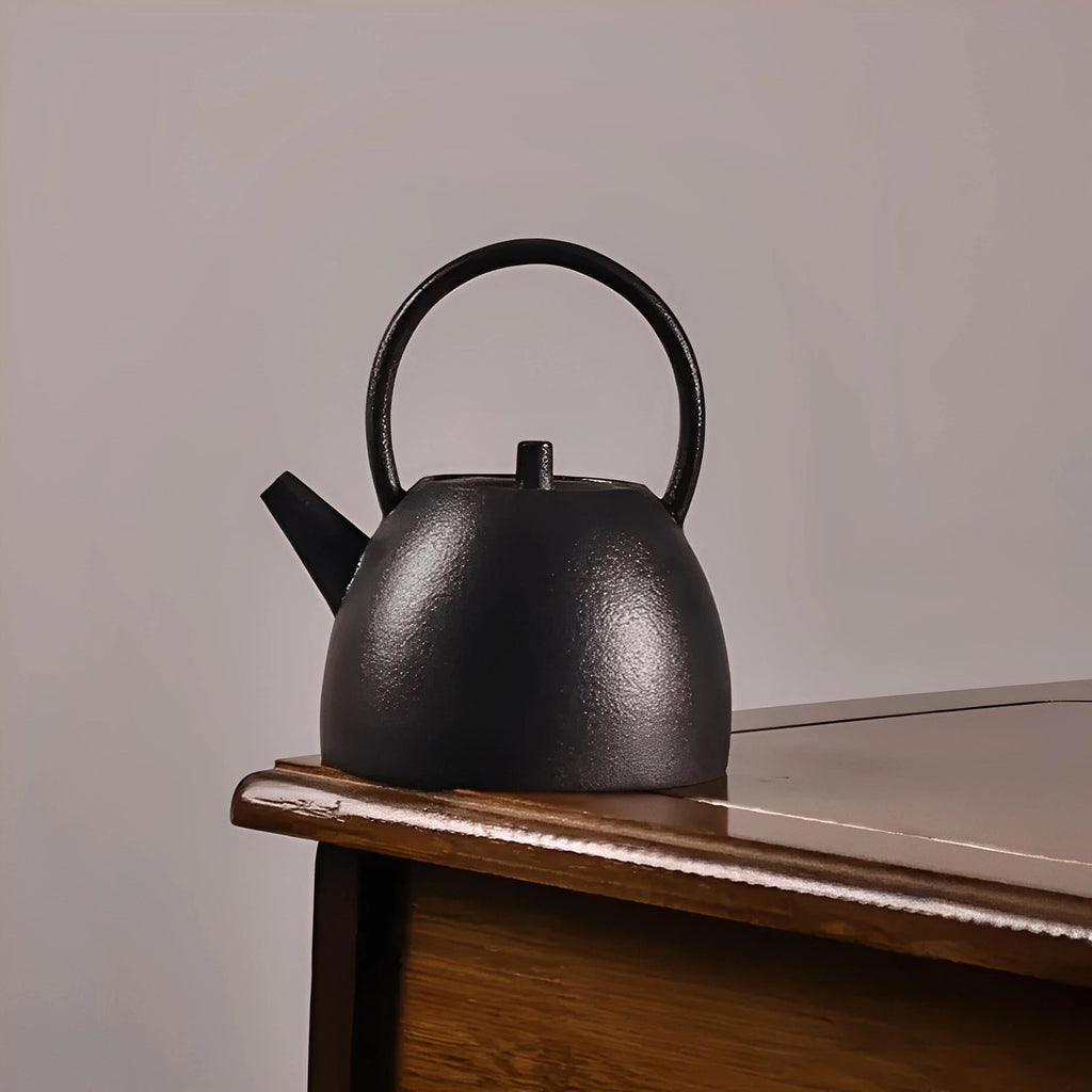 Japansk te-sæt med keramisk tekande