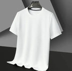 Men's Polyester Round Neck T-shirt