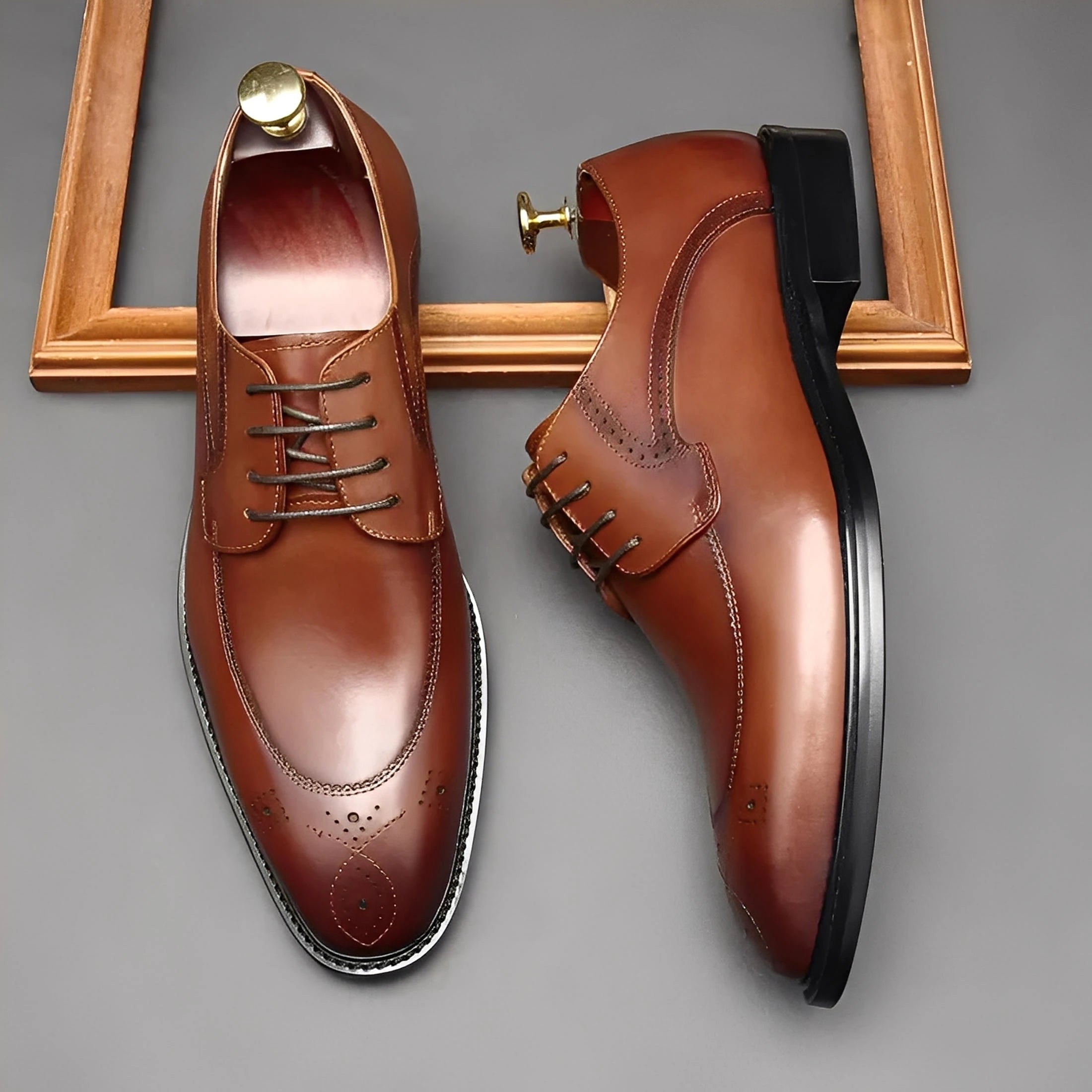 Kalvelæder blød sål for komfort og åndbarhed.