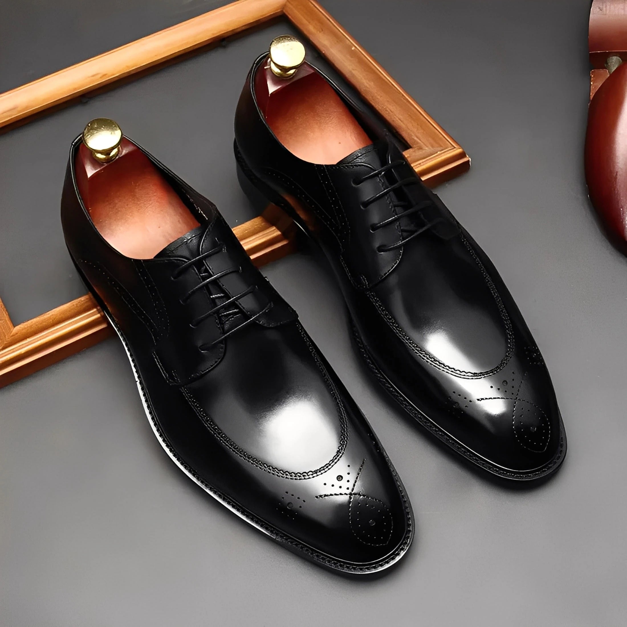 Kalvelæder blød sål for komfort og åndbarhed.