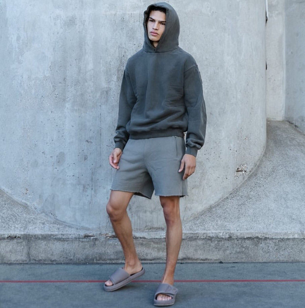 Kanye forvaskede vintage Yeezy - shorts til mænd - StilNord