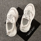 Lace - Up Round Toe Women's Mesh Platform Shoes - StilNord