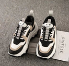 Lace - Up Round Toe Women's Mesh Platform Shoes - StilNord