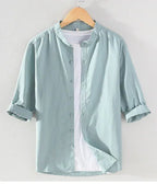 Let og Åndbar Herreskjorte med Knapper til Sommeren - StilNord