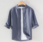 Let og Åndbar Herreskjorte med Knapper til Sommeren - StilNord