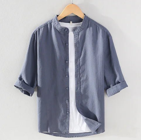 Let og Åndbar Herreskjorte med Knapper til Sommeren - StilNord