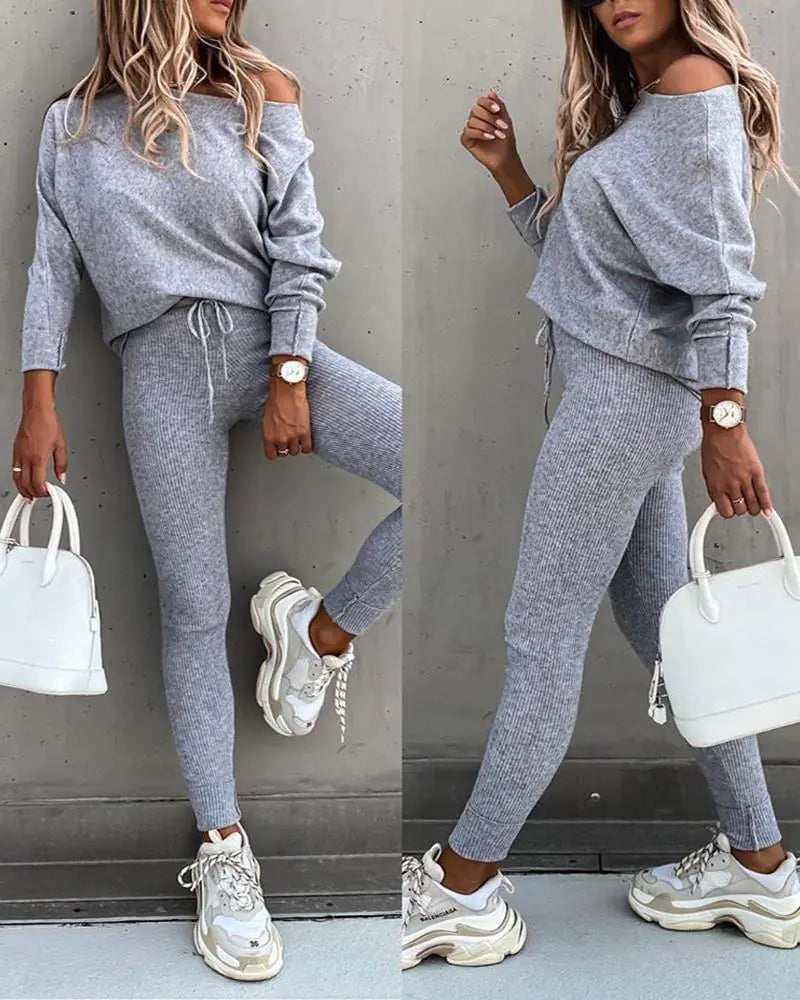 Autumn New Women's Casual Suit Set