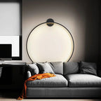 Nordic Minimalist Round Bedside Ring Wall Light