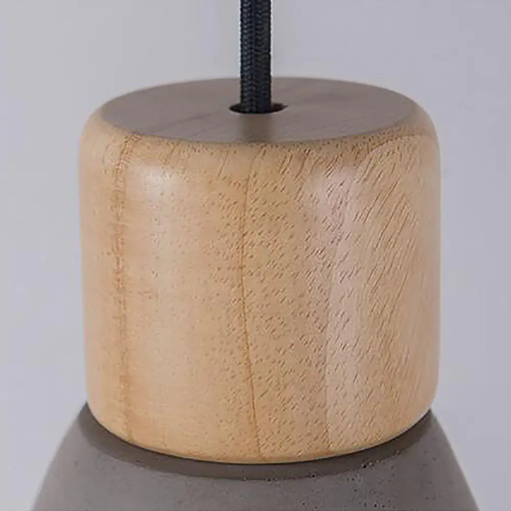Nordic Creative Modern Colorful Cement Wood Pendant Light