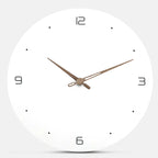 Nordic Style Wooden Wall Clock - Round Design