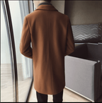 Mellemlang uldfrakke til mænd - StilNord