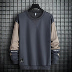 Men's Casual Thin Round Neck Sweater - Loose Fit - StilNord