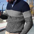 Men's Casual V - neck Sweater for Spring and Autumn - StilNord
