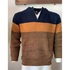 Men's Casual V - neck Sweater for Spring and Autumn - StilNord