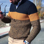 Men's Casual V - neck Sweater for Spring and Autumn - StilNord