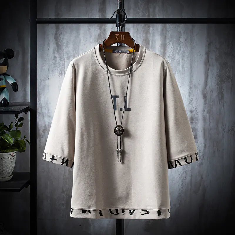 Men's Spring Crew Neck Short Sleeve T-Shirt WE057 - StilNord