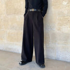 Men's Thick Wool Casual Wide - Leg Pants for Winter - StilNord