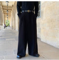 Men's Thick Wool Casual Wide - Leg Pants for Winter - StilNord