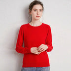 New Women's 100% Pure Wool Sweater - Loose Knit Long Sleeve - StilNord