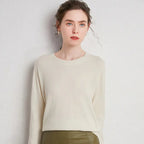 New Women's 100% Pure Wool Sweater - Loose Knit Long Sleeve - StilNord