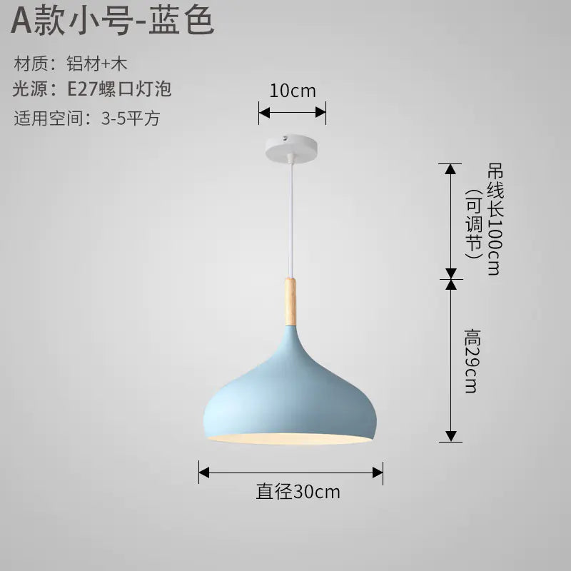 Nordic Style Vintage Restaurant Pendant Light Fixture