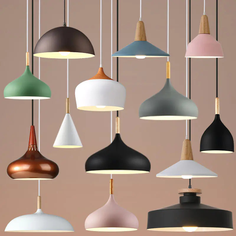 Nordic Style Vintage Restaurant Pendant Light Fixture