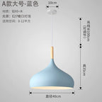 Nordic Style Vintage Restaurant Pendant Light Fixture