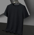 Men's Polyester Round Neck T-shirt