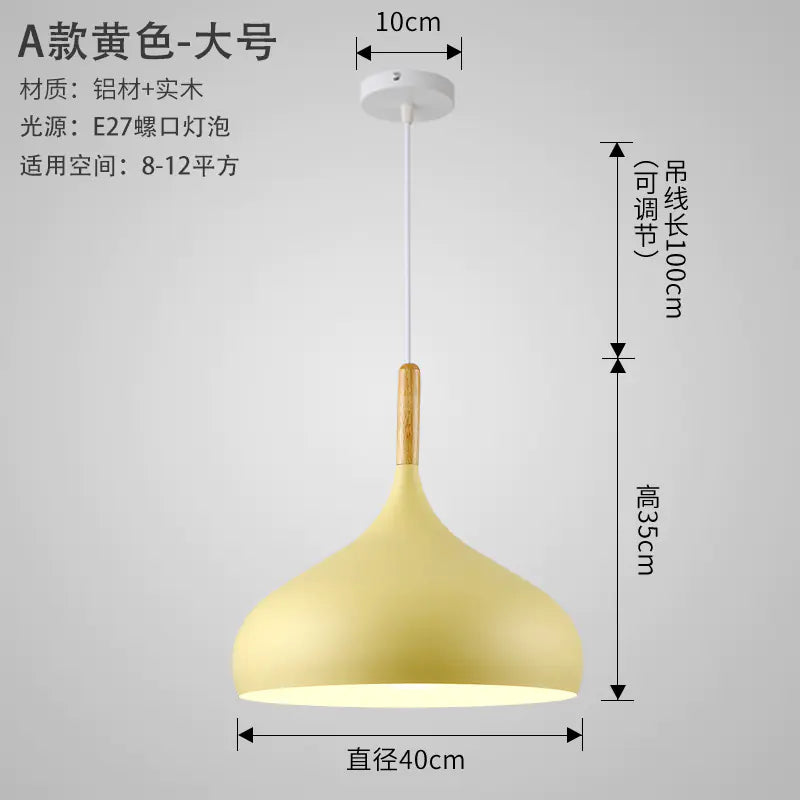 Nordic Style Vintage Restaurant Pendant Light Fixture