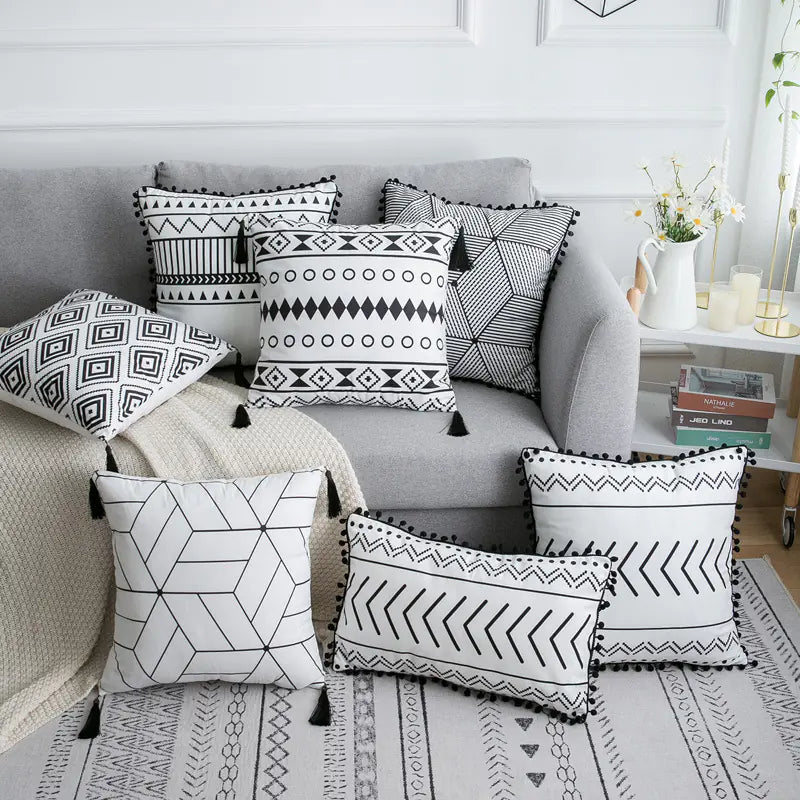 Nordic Minimalist Bohemian Style Cushion Cover