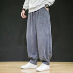 Retro løstsiddende stretch herre - casual bukser - StilNord