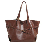 Retro skuldertaske med stor kapacitet i PU - læder - StilNord