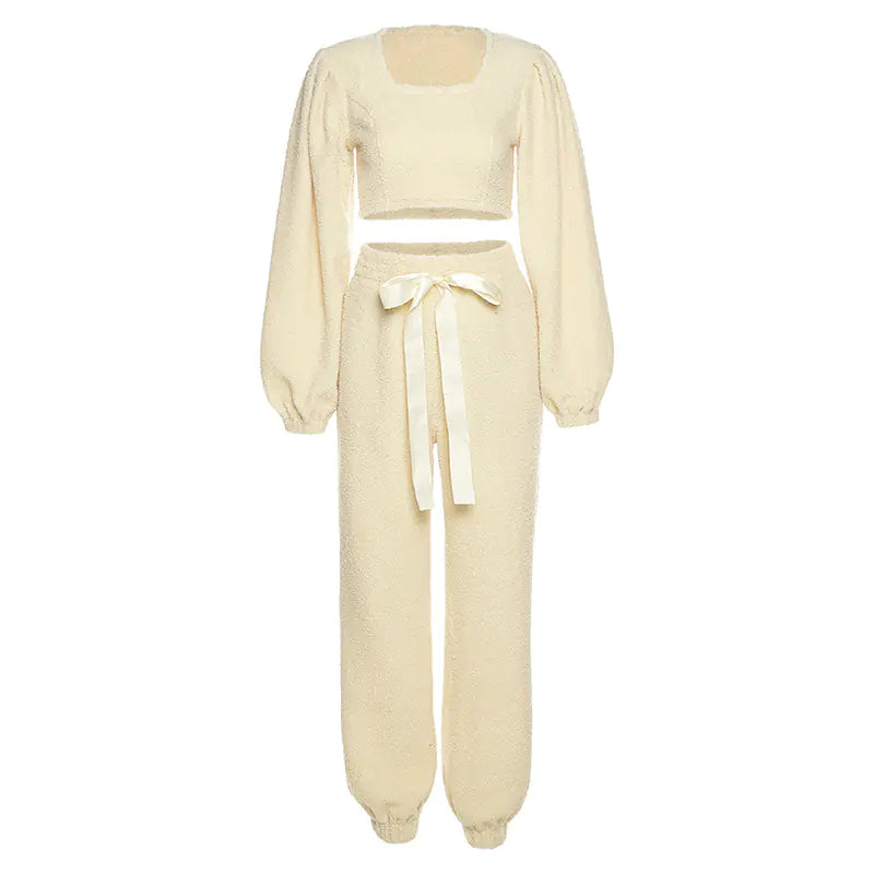 European Style 2020 Fall Winter Women's Outfit Set