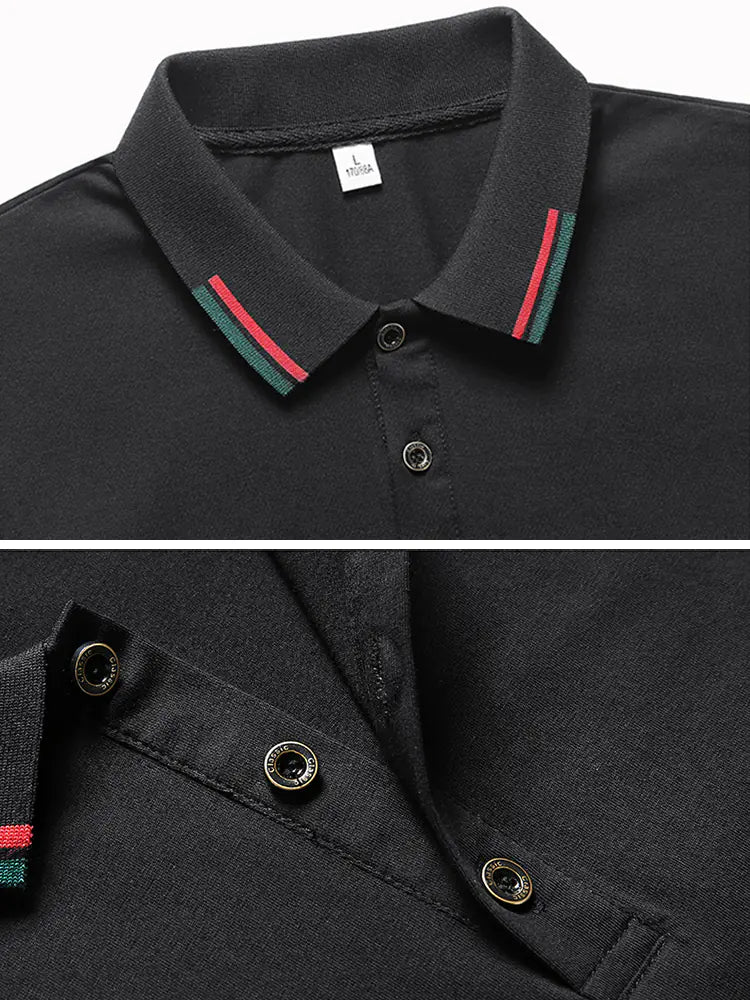 Klassisk slim fit kortærmet bomuldspolo