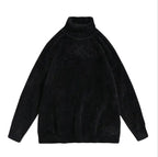 Sham Trendy Men's Soft Loose Turtleneck Sweater - StilNord