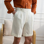 Slim Casual Seersucker Shorts til mænd - StilNord