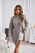 Casual Solid Color Knitted Dress