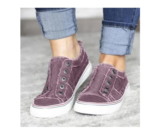 Casual Women's Canvas Flat Shoes