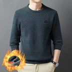 Thickened Men's Velvet Ferret Sweater - StilNord