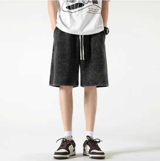 Trendy Men's Loose Washed Summer Shorts - StilNord