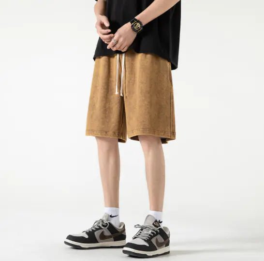 Trendy Men's Loose Washed Summer Shorts - StilNord