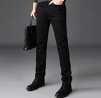 Trendy Slim Fit Black Jeans for Men (Casual Style) - StilNord