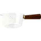 Varmebestandig glas-mælkekande til hjemmebrug