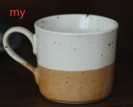 Nordic Style Stoneware Coffee Cup with Matte Finish