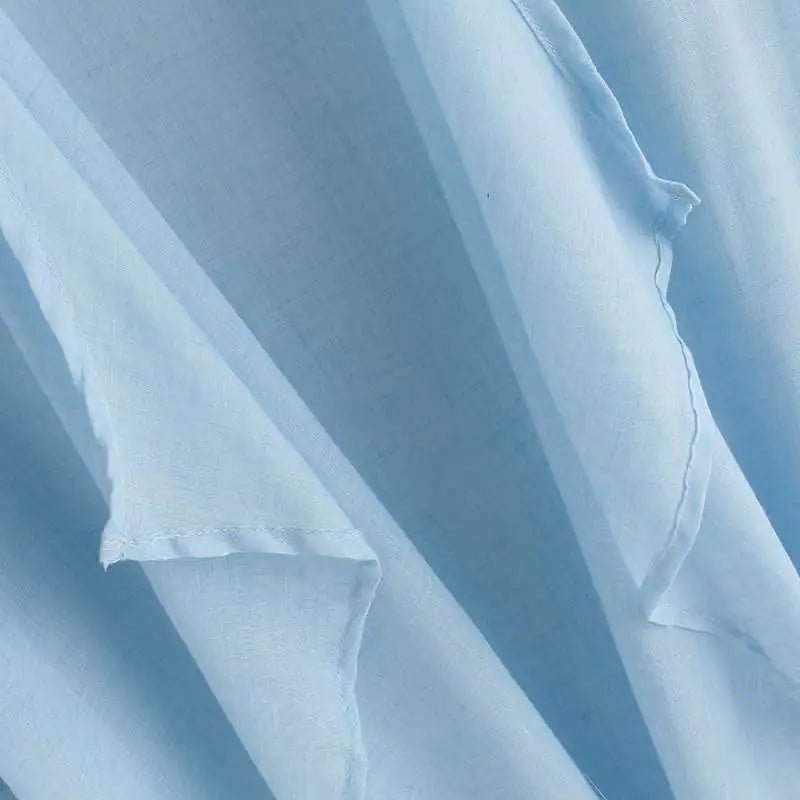 Vintage Style Asymmetrical Long Sleeve Women's Shirt - StilNord